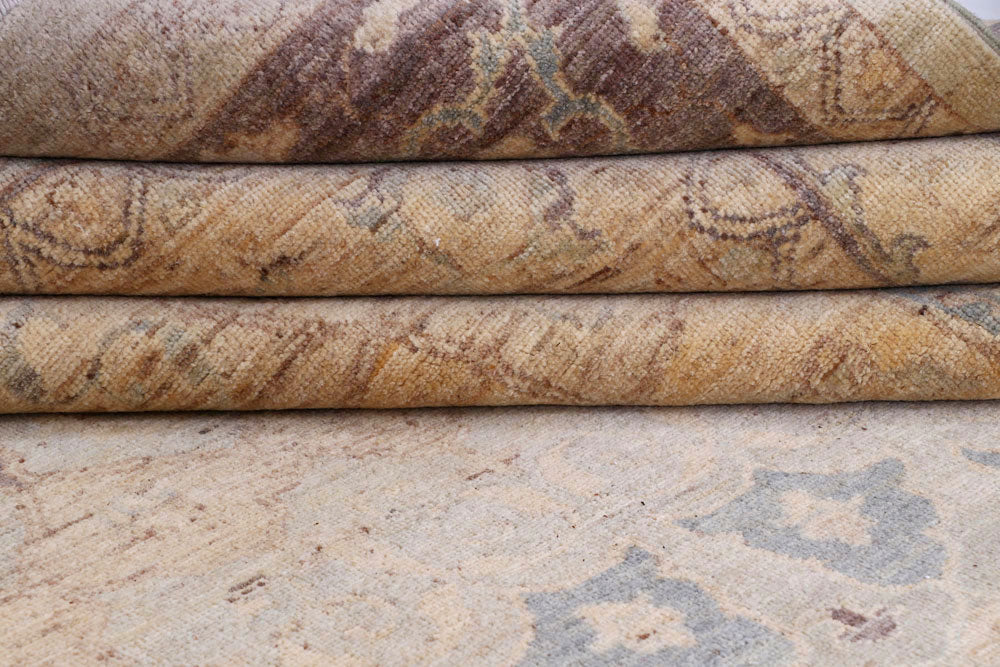 Tan Oushak 8' 11 x 12' 6 - No. 58082 - ALRUG Rug Store