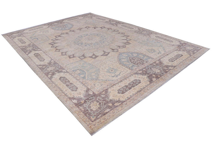 Tan Oushak 8' 11 x 12' 6 - No. 58082 - ALRUG Rug Store