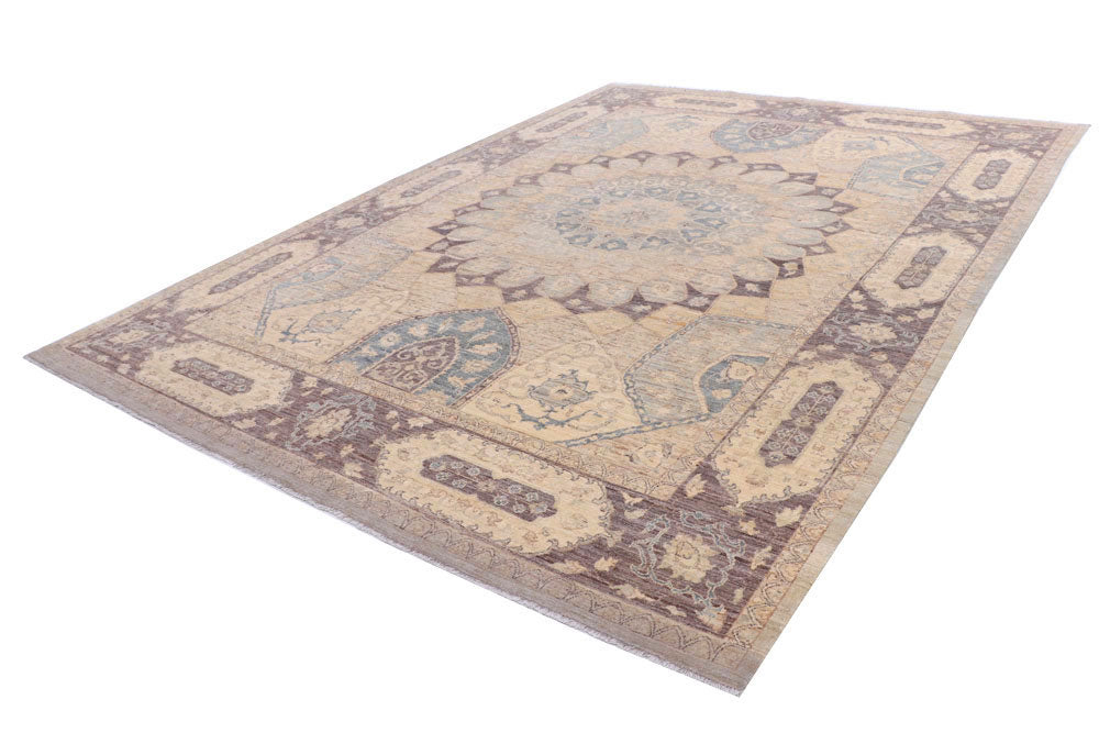 Tan Oushak 8' 11 x 12' 6 - No. 58082 - ALRUG Rug Store