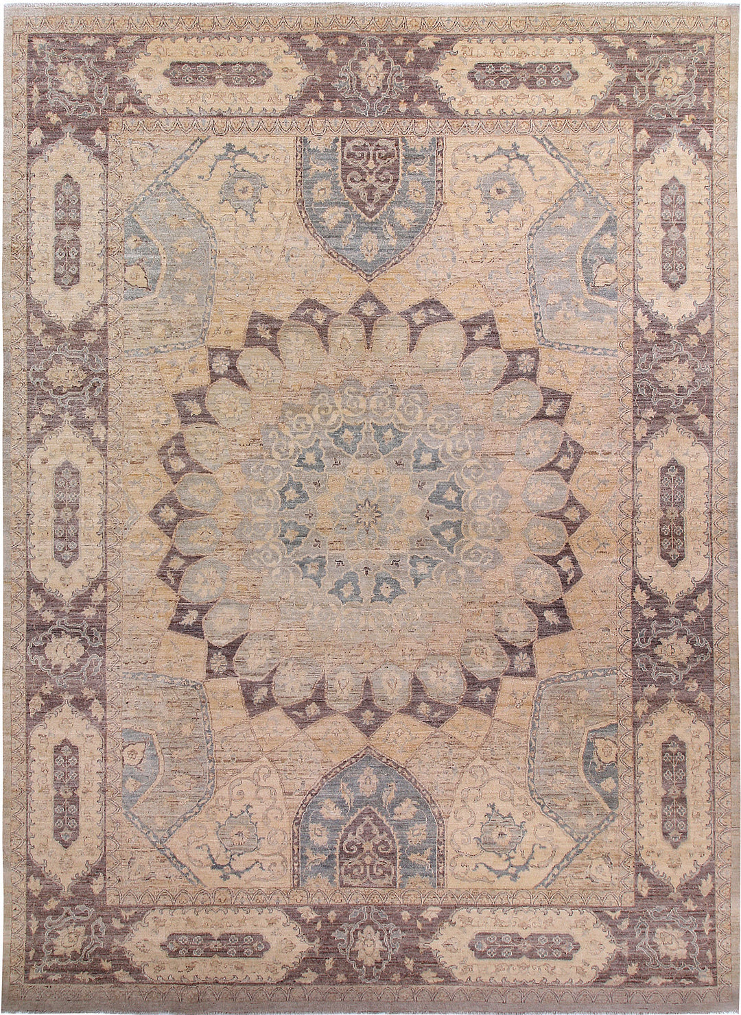 Tan Oushak 8' 11 x 12' 6 - No. 58082 - ALRUG Rug Store