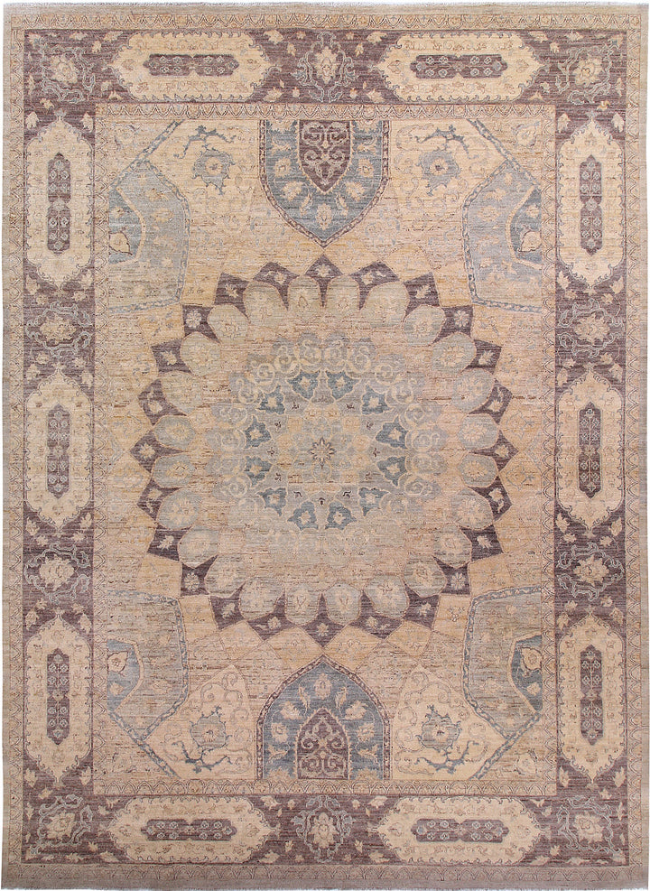 Tan Oushak 8' 11 x 12' 6 - No. 58082 - ALRUG Rug Store