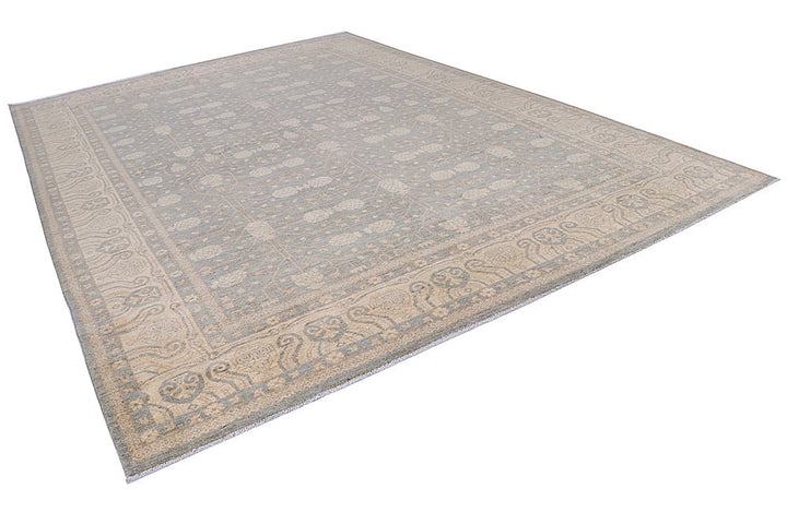 Dark Grey Oushak 9' 11 x 13' 10 - No. 58089 - ALRUG Rug Store