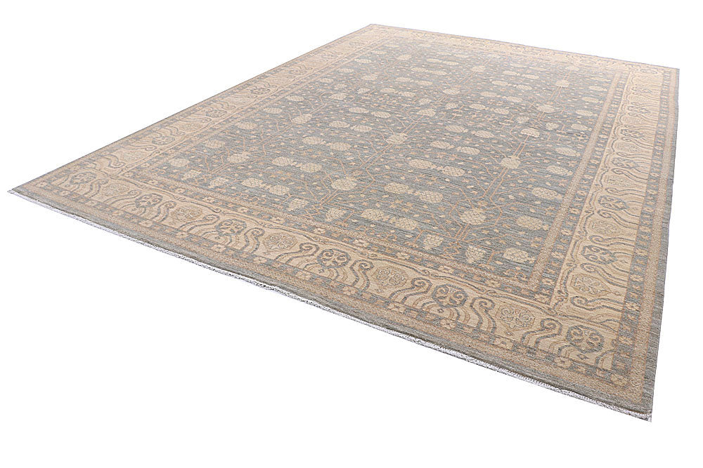 Dark Grey Oushak 9' 11 x 13' 10 - No. 58089 - ALRUG Rug Store
