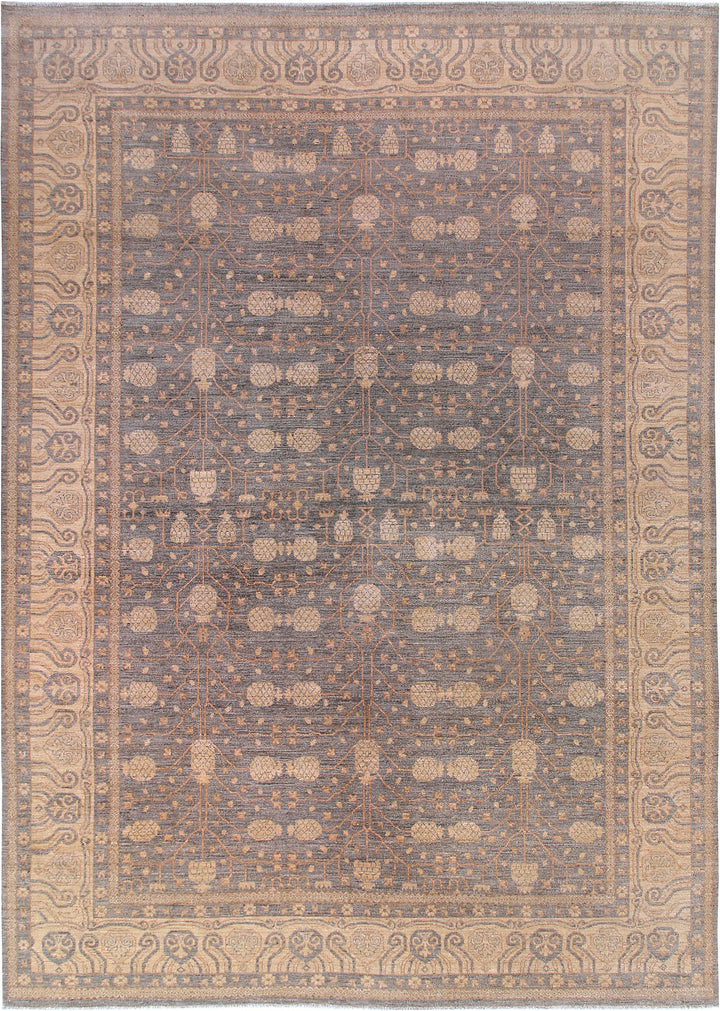 Dark Grey Oushak 9' 11 x 13' 10 - No. 58089 - ALRUG Rug Store