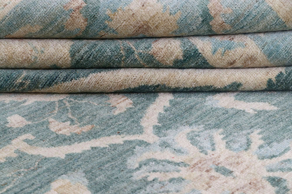 Sea Green Oushak 8' 10 x 11' 6 - No. 58092 - ALRUG Rug Store