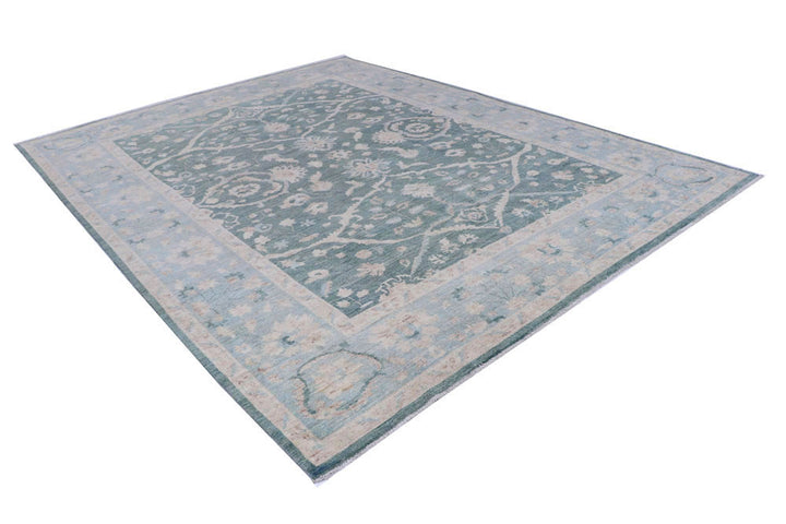 Sea Green Oushak 8' 10 x 11' 6 - No. 58092 - ALRUG Rug Store