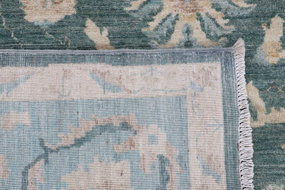 Sea Green Oushak 8' 10 x 11' 6 - No. 58092 - ALRUG Rug Store