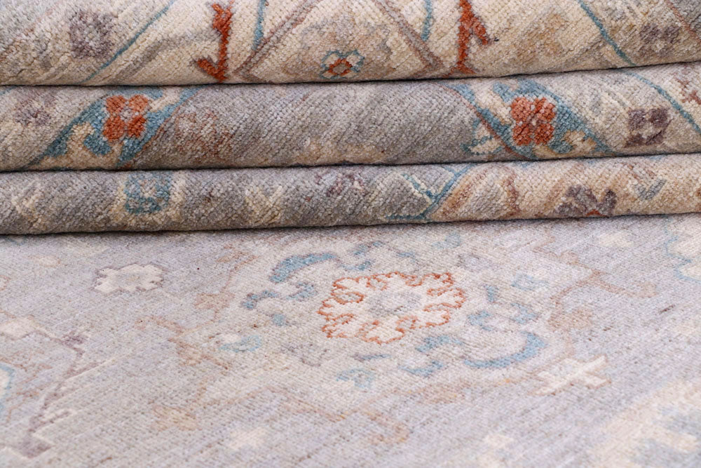 Silver Oushak 8' 11 x 11' 11 - No. 58099 - ALRUG Rug Store