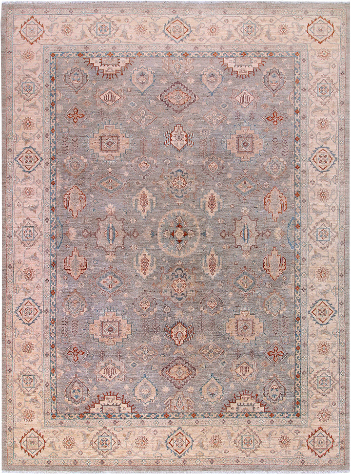 Silver Oushak 8' 11 x 11' 11 - No. 58099 - ALRUG Rug Store