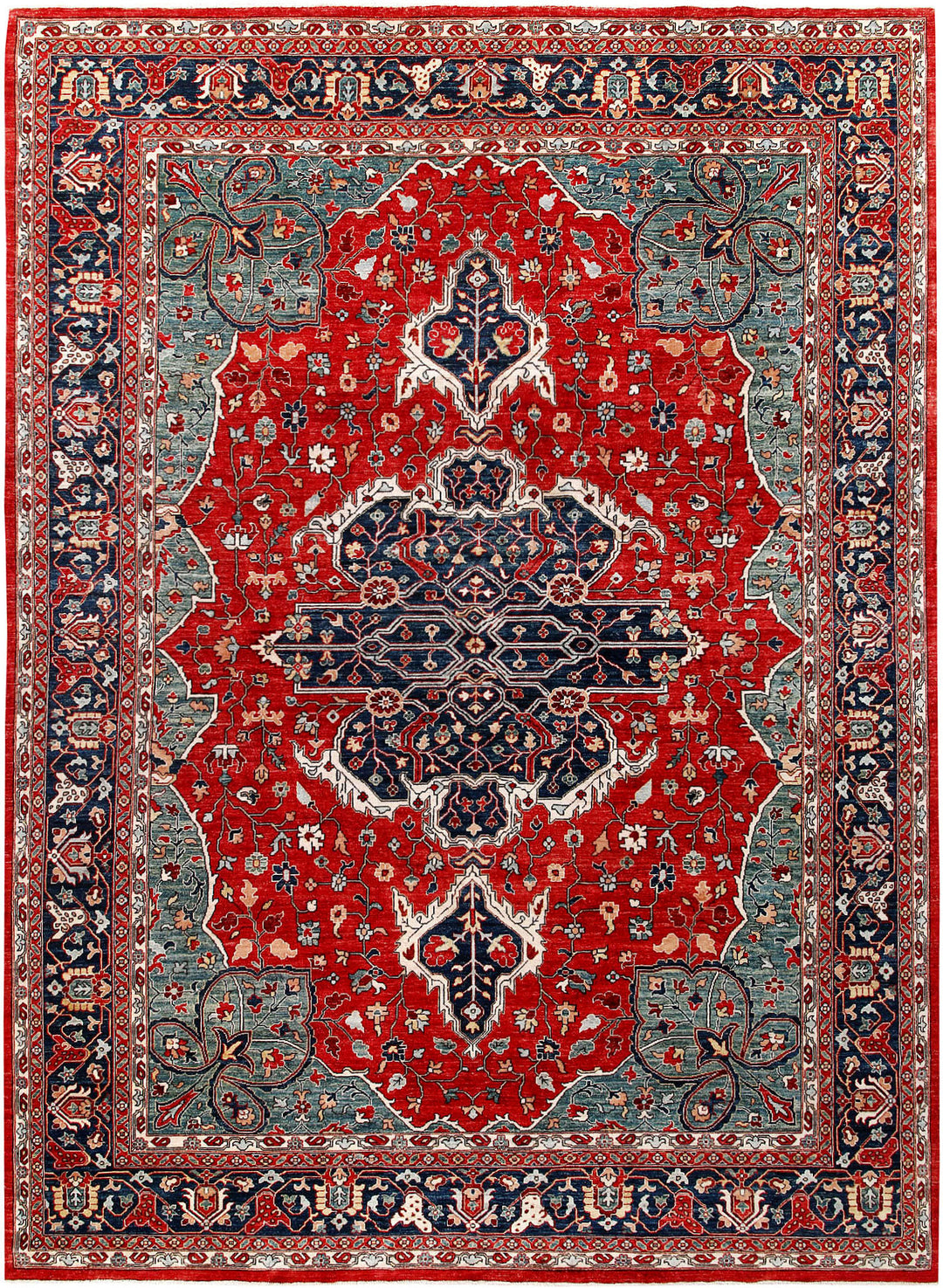 Firebrick Ziegler 10' x 13' 11 - No. 58102 - ALRUG Rug Store