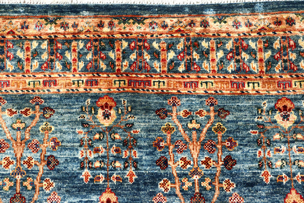 Light Slate Grey Kazak 4' 2 x 5' 10 - No. 58114 - ALRUG Rug Store