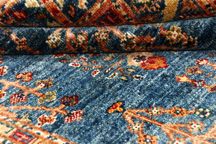 Light Slate Grey Kazak 4' 2 x 5' 10 - No. 58114 - ALRUG Rug Store