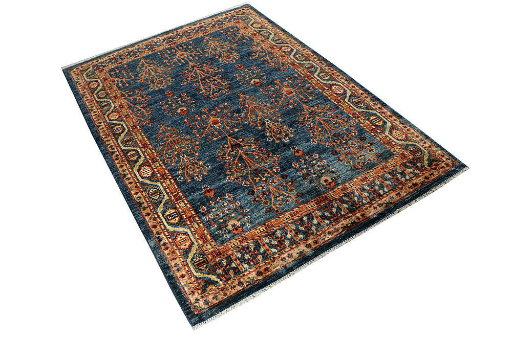 Light Slate Grey Kazak 4' 2 x 5' 10 - No. 58114 - ALRUG Rug Store