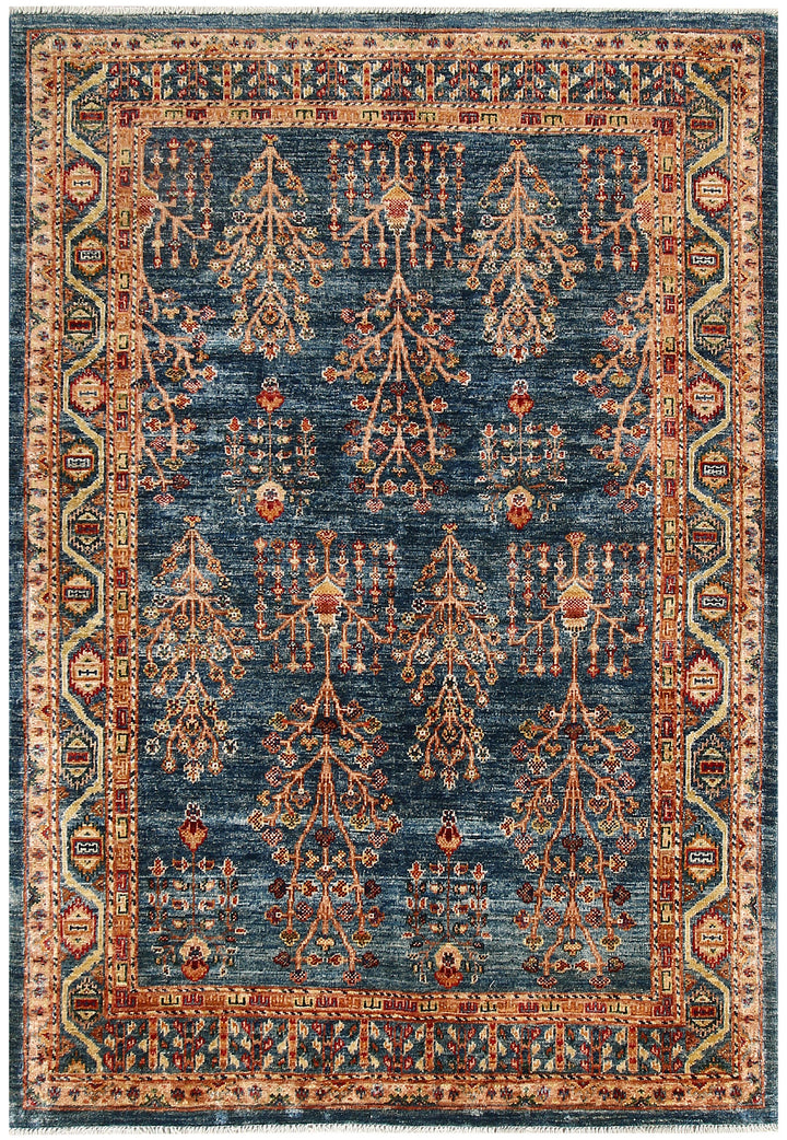 Light Slate Grey Kazak 4' 2 x 5' 10 - No. 58114 - ALRUG Rug Store