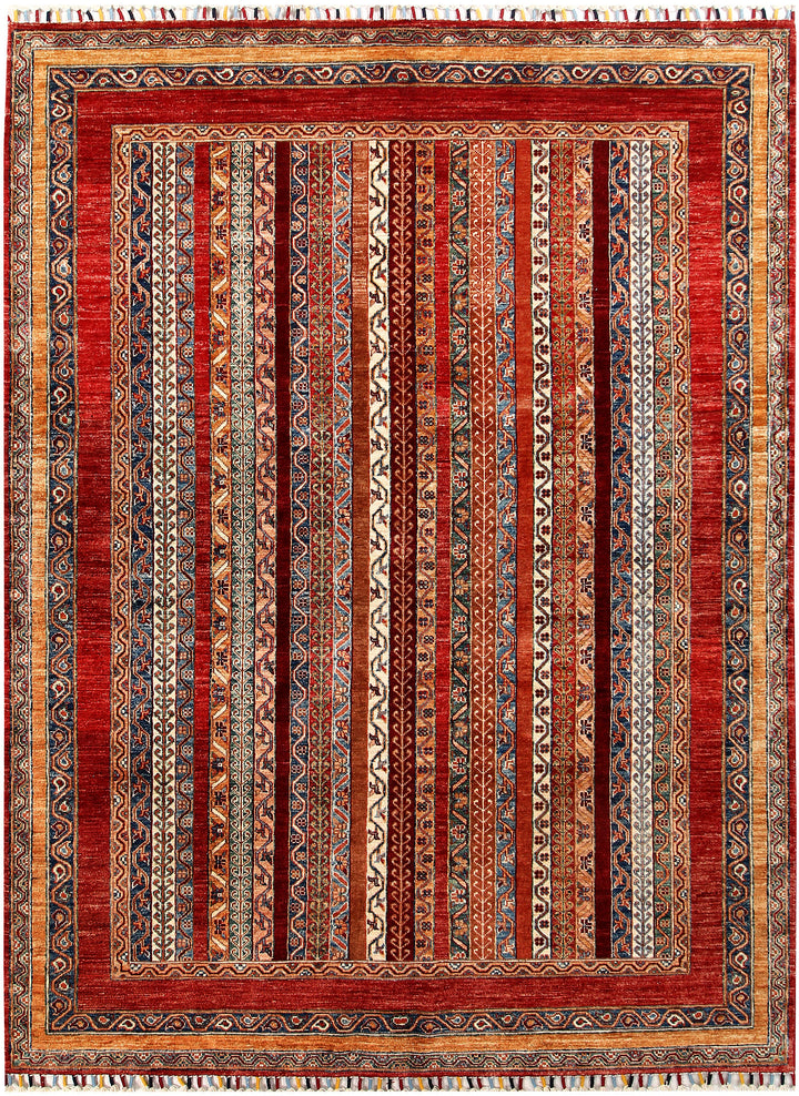 Multi Colored Shawl 5' 6 x 7' 9 - No. 58120 - ALRUG Rug Store