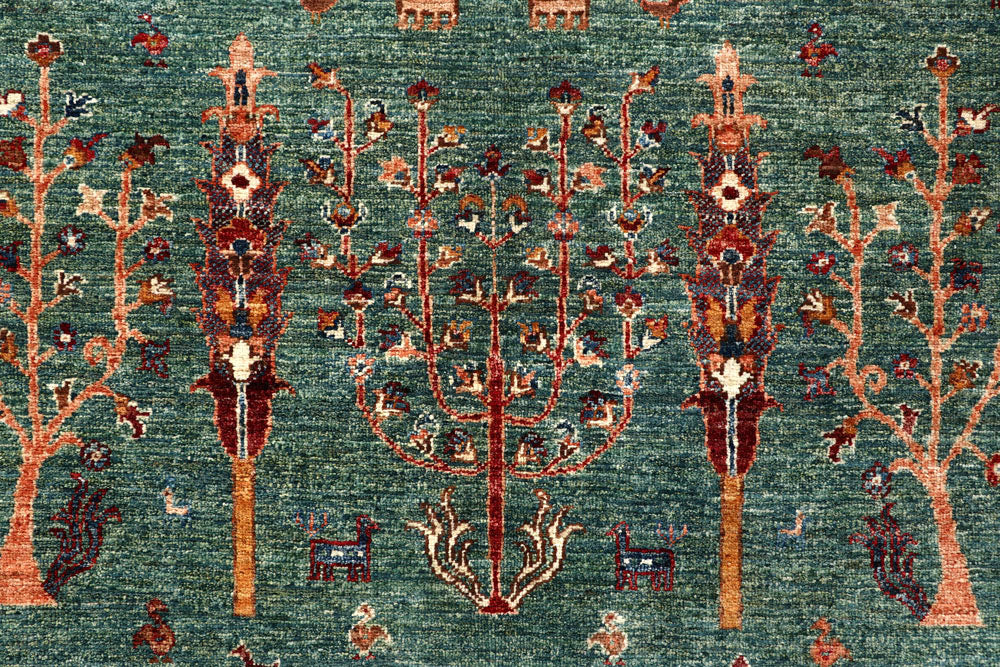 Darkgreen Ziegler 5' 10 x 8' 2 - No. 58124 - ALRUG Rug Store