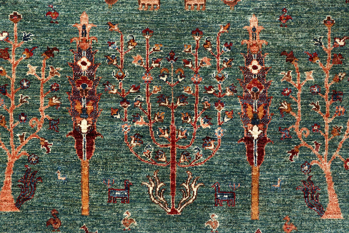 Darkgreen Ziegler 5' 10 x 8' 2 - No. 58124 - ALRUG Rug Store