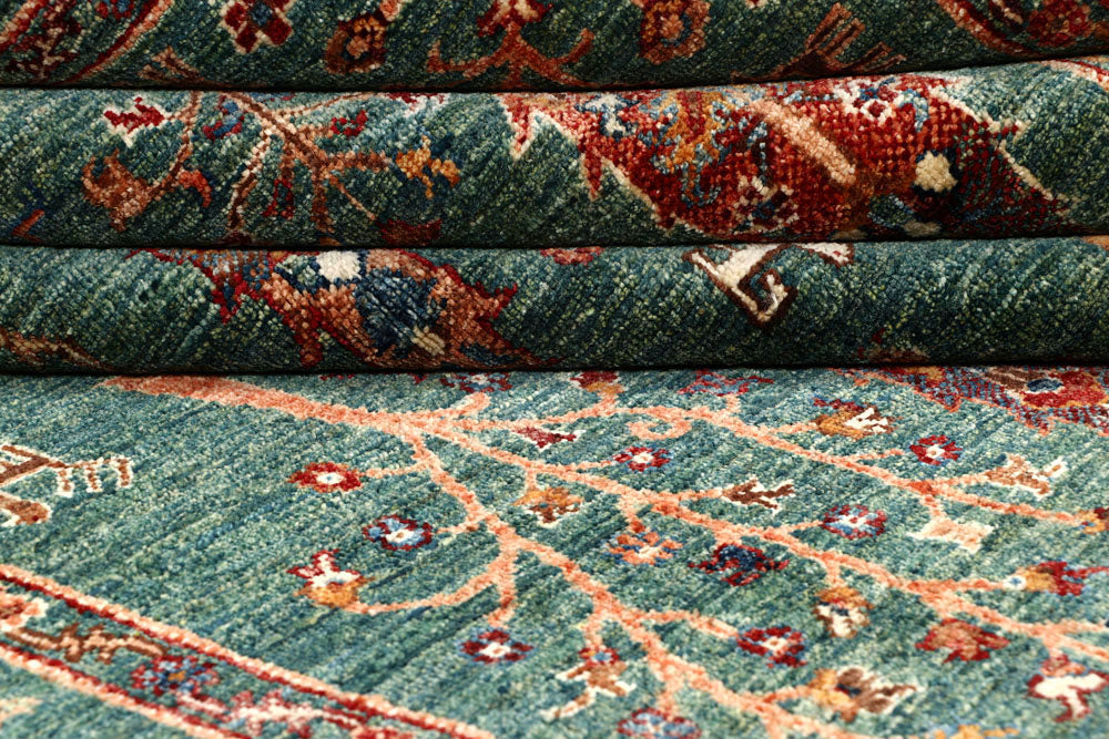 Darkgreen Ziegler 5' 10 x 8' 2 - No. 58124 - ALRUG Rug Store