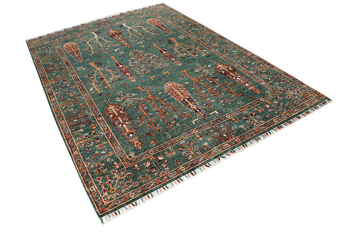 Darkgreen Ziegler 5' 10 x 8' 2 - No. 58124 - ALRUG Rug Store