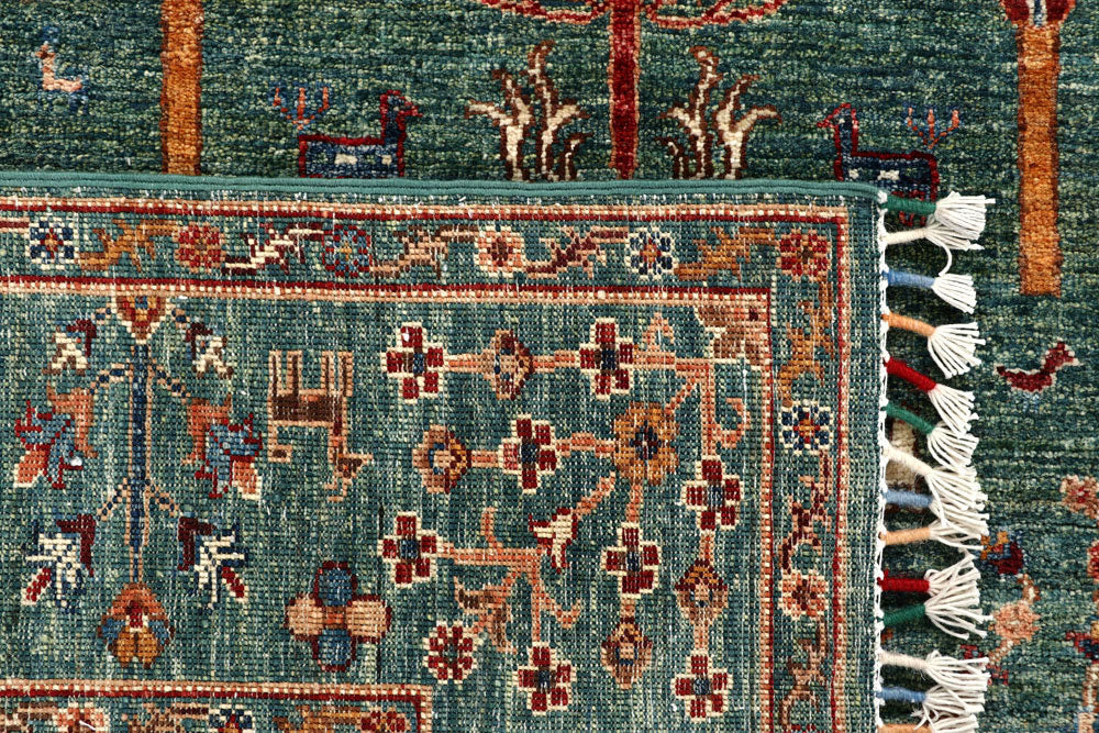 Darkgreen Ziegler 5' 10 x 8' 2 - No. 58124 - ALRUG Rug Store