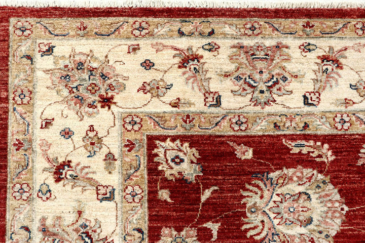 Maroon Ziegler 6' 9 x 9' 9 - No. 58134 - ALRUG Rug Store