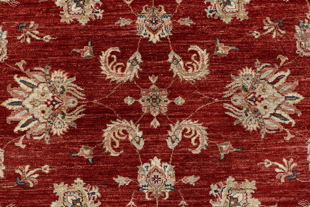 Maroon Ziegler 6' 9 x 9' 9 - No. 58134 - ALRUG Rug Store
