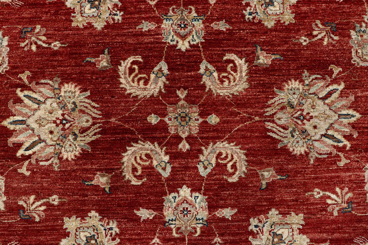 Maroon Ziegler 6' 9 x 9' 9 - No. 58134 - ALRUG Rug Store