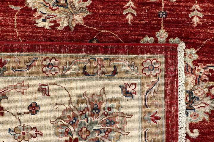 Maroon Ziegler 6' 9 x 9' 9 - No. 58134 - ALRUG Rug Store