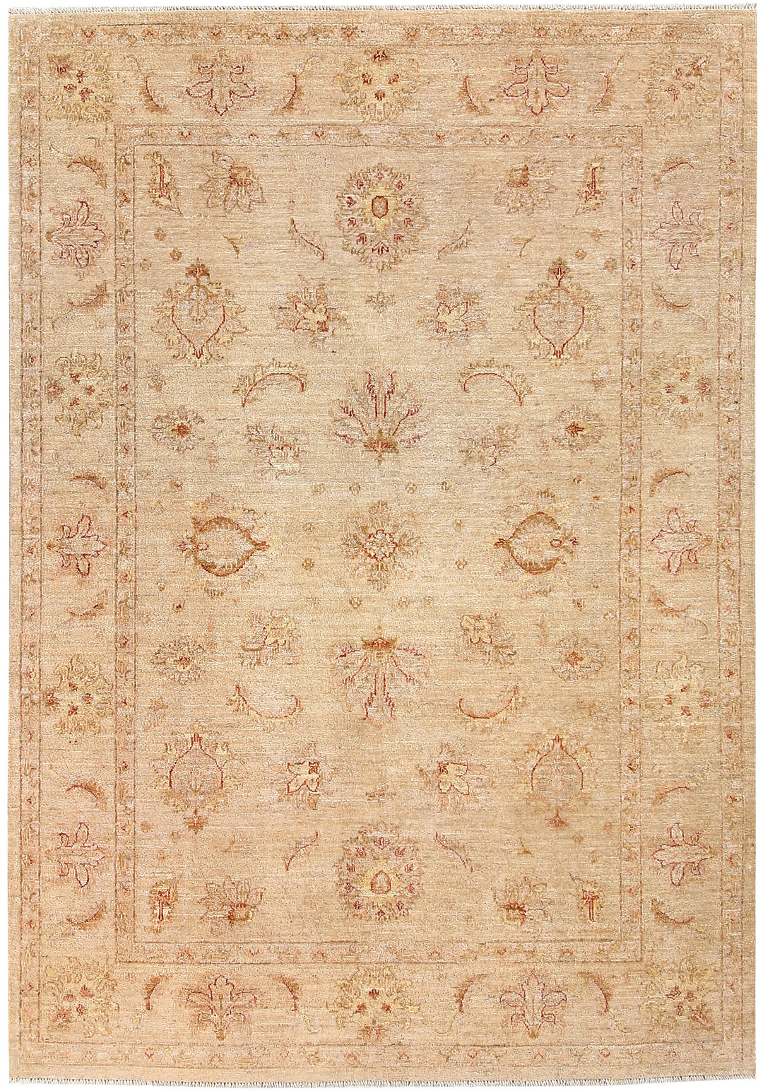 Wheat Ziegler 5' 5 x 7' 8 - No. 58139 - ALRUG Rug Store