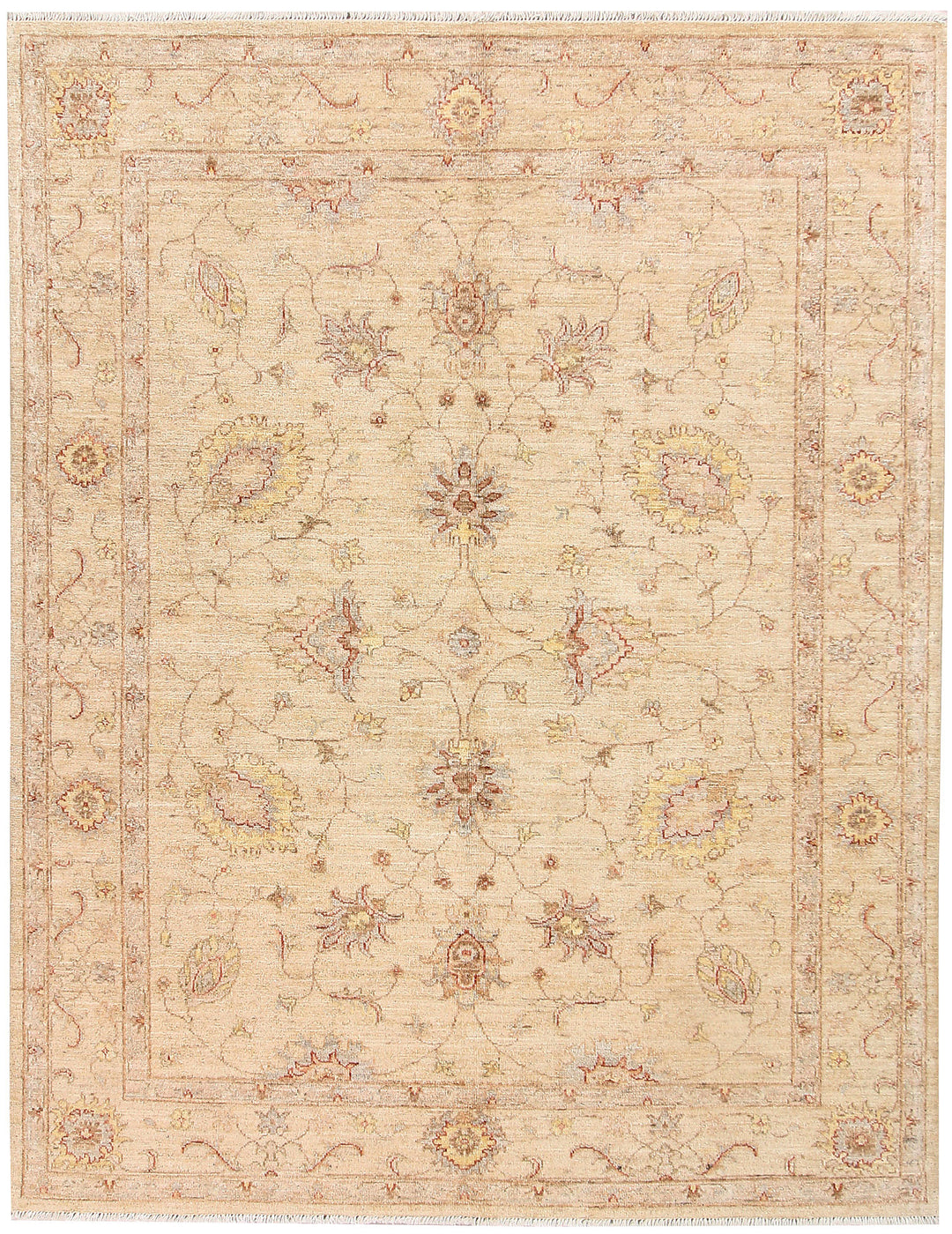 Wheat Ziegler 5' 1 x 6' 5 - No. 58155 - ALRUG Rug Store