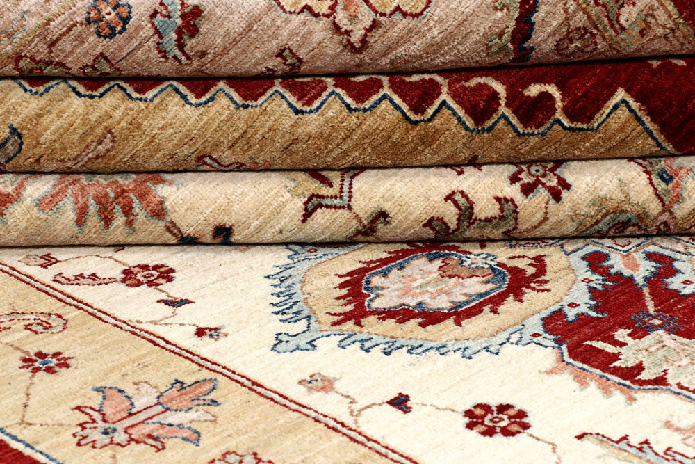 Blanched Almond Ziegler 6' 7 x 9' 9 - No. 58198 - ALRUG Rug Store