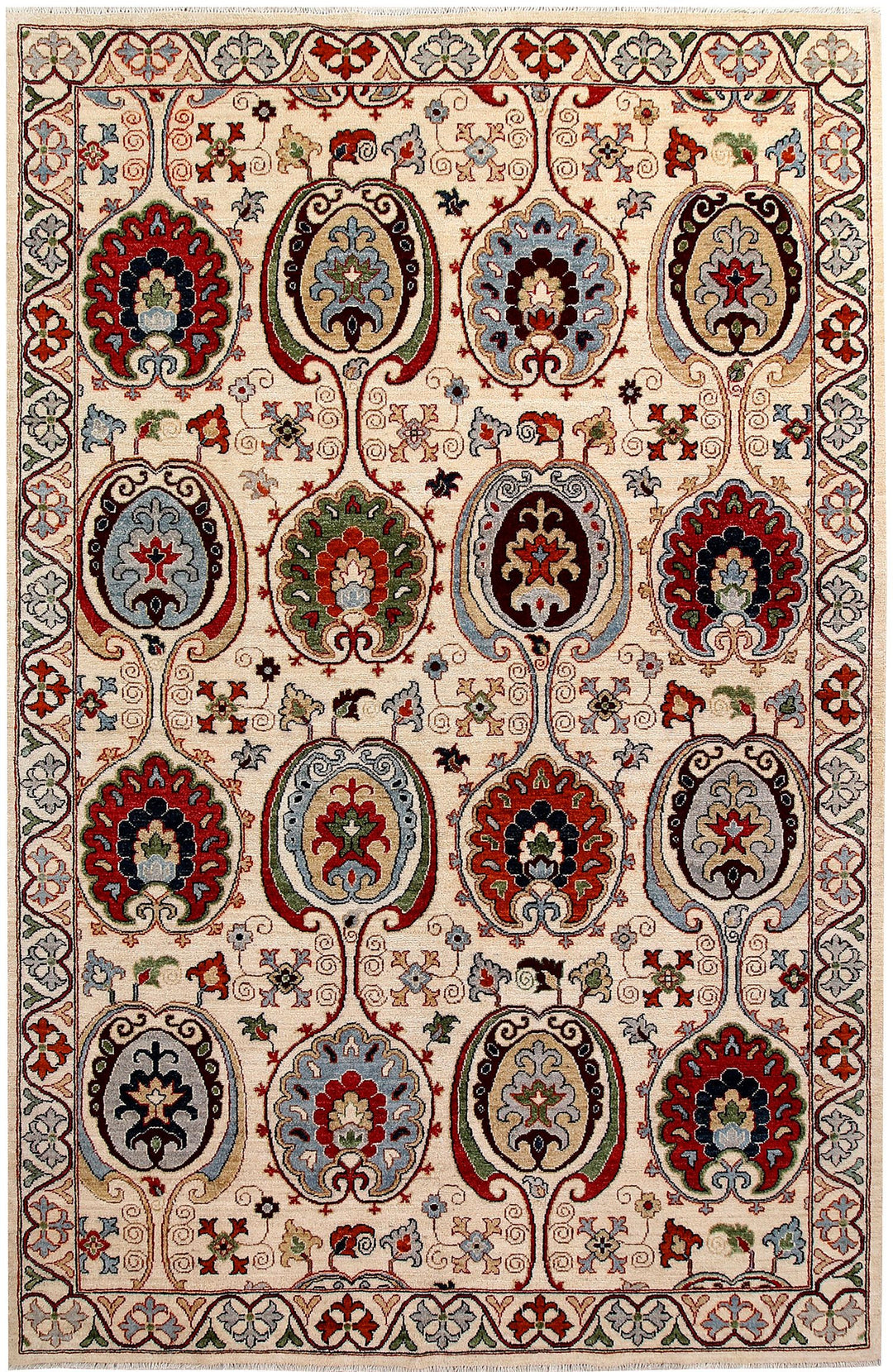 Oushak 6' 1 x 9' 3 - No. 58220 - ALRUG Rug Store