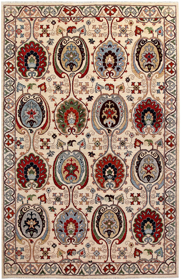 Oushak 6' 1 x 9' 3 - No. 58220 - ALRUG Rug Store