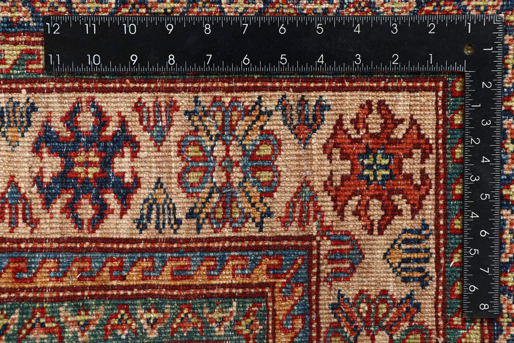 Cornsilk Kazak 3' 4 x 5' 4 - No. 58240 - ALRUG Rug Store
