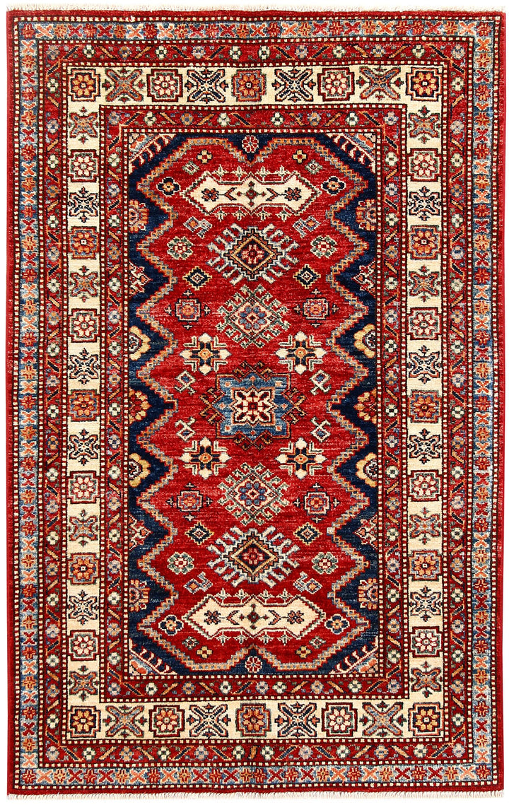 Kazak 3' 4 x 5' 3 - No. 58253 - ALRUG Rug Store