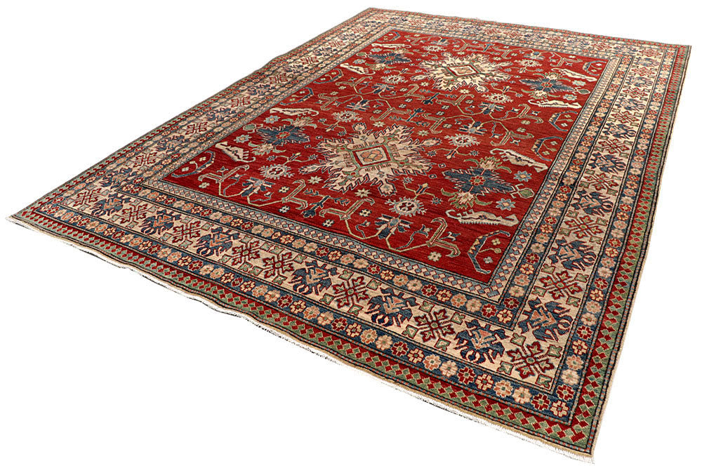 Firebrick Kazak 8' 4 x 10' 11 - No. 58294 - ALRUG Rug Store