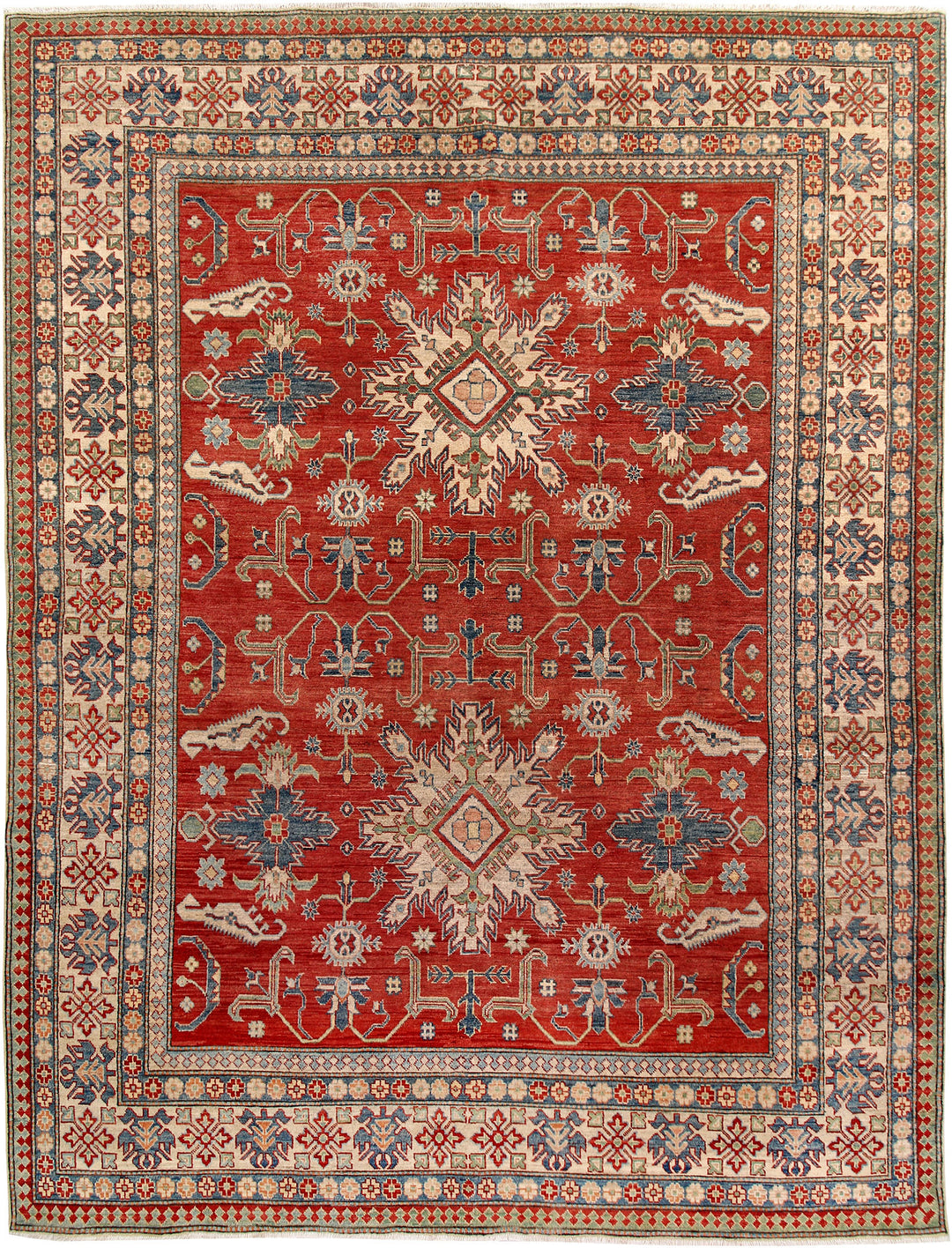 Firebrick Kazak 8' 4 x 10' 11 - No. 58294 - ALRUG Rug Store
