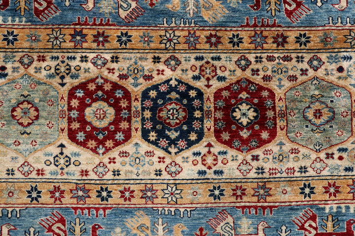 Multi Colored Kazak 9' 8 x 16' 1 - No. 58305 - ALRUG Rug Store