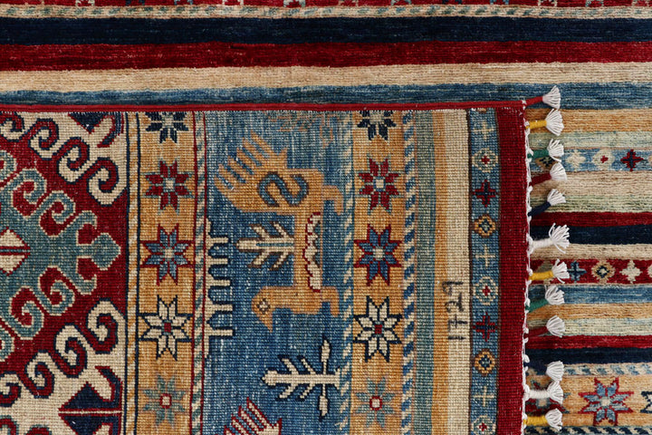 Multi Colored Kazak 9' 8 x 16' 1 - No. 58305 - ALRUG Rug Store