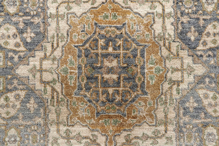 Dark Grey Mamluk 3' 3 x 4' 11 - No. 58306 - ALRUG Rug Store