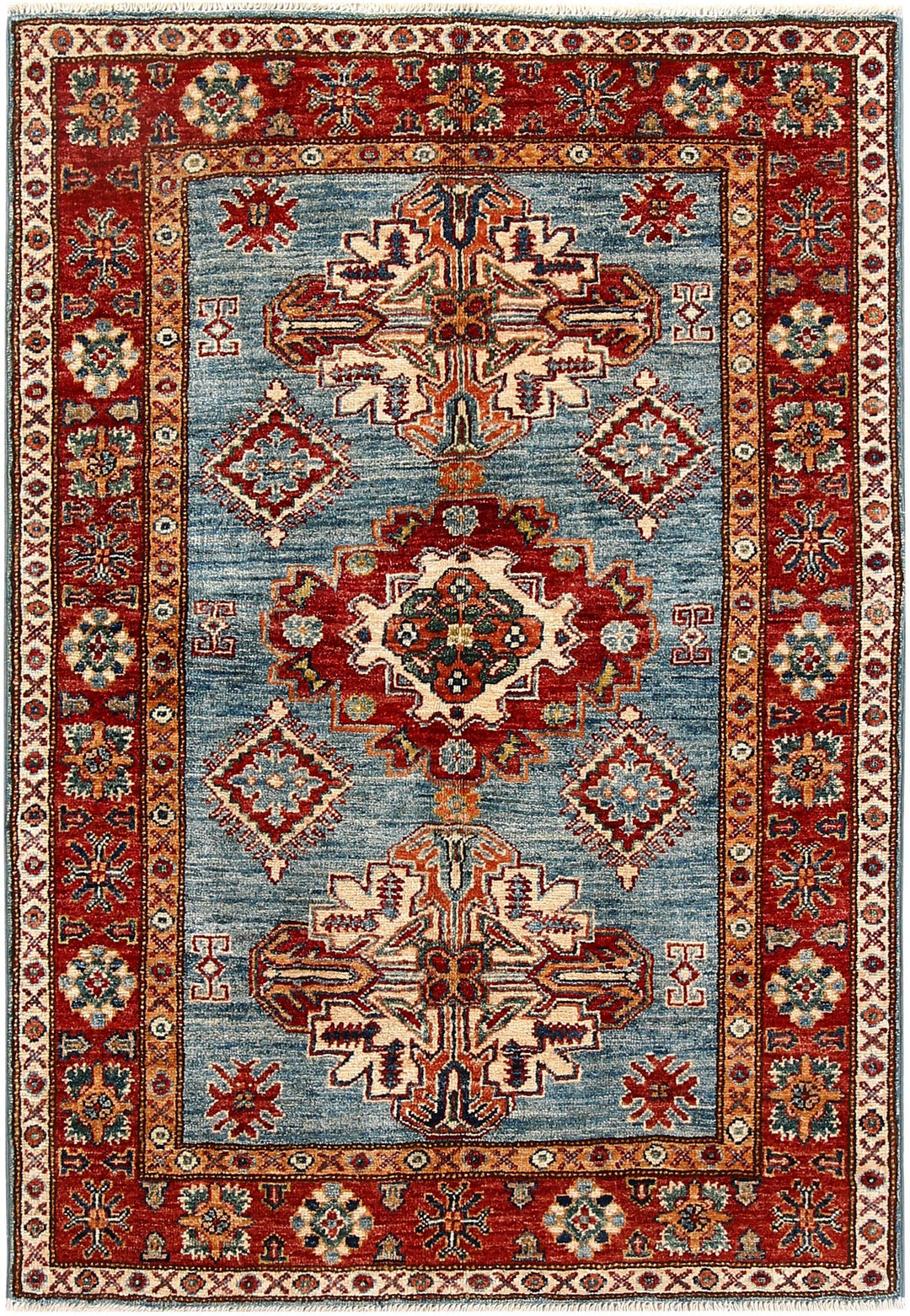 Kazak 3' 4 x 4' 11 - No. 58311 - ALRUG Rug Store