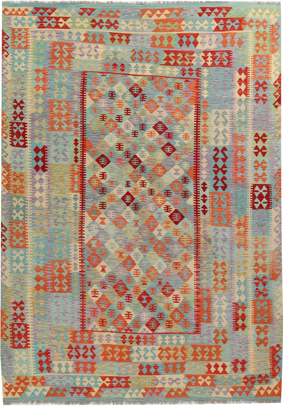 Kilim 7' 1 x 10' - No. 58338 - ALRUG Rug Store