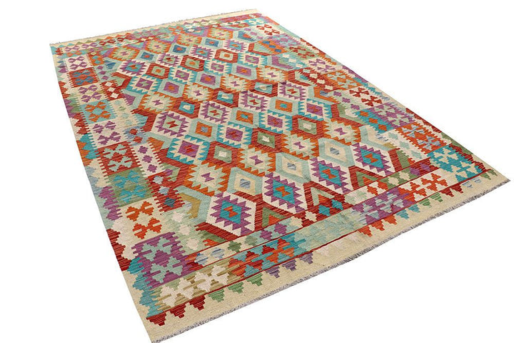 Kilim 6' 8 x 9' 8 - No. 58343 - ALRUG Rug Store