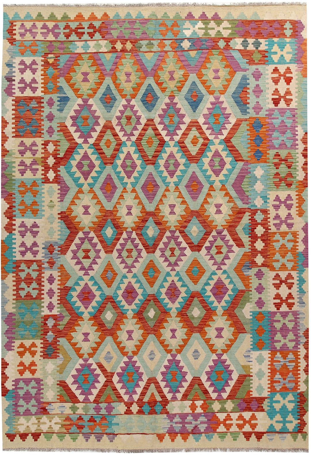 Kilim 6' 8 x 9' 8 - No. 58343 - ALRUG Rug Store