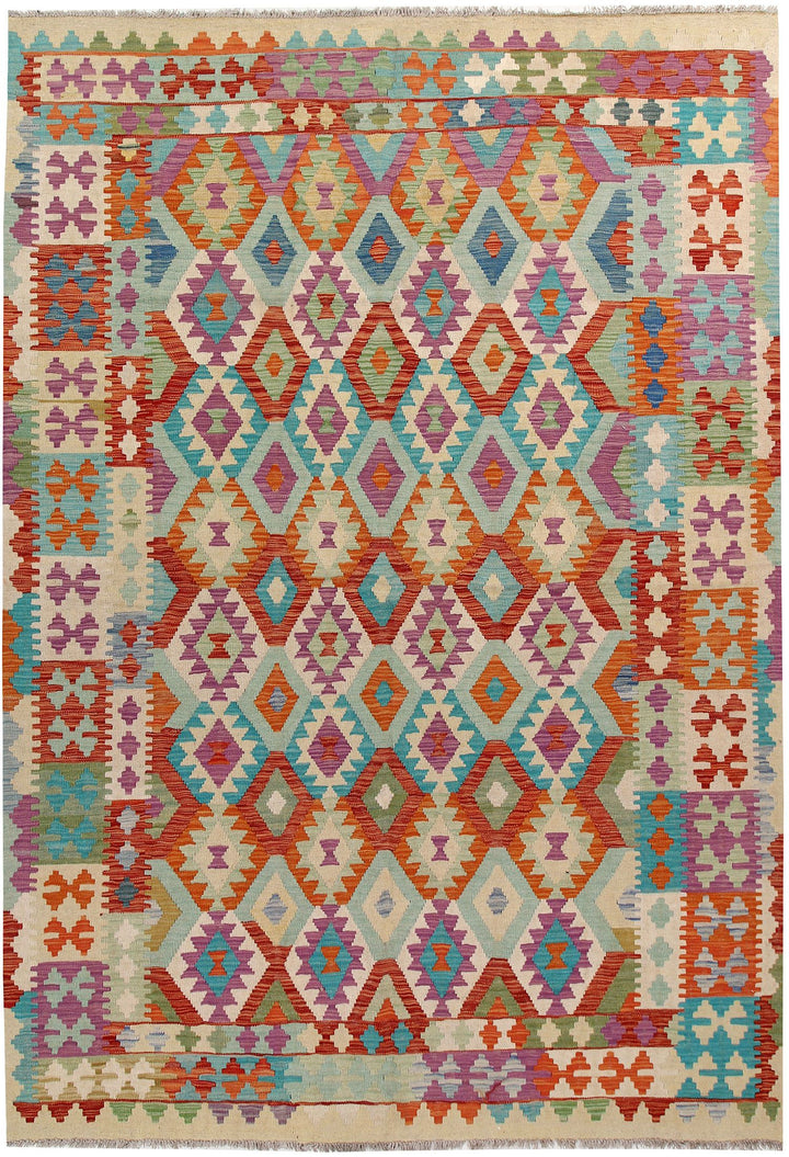 Kilim 6' 8 x 9' 8 - No. 58343 - ALRUG Rug Store