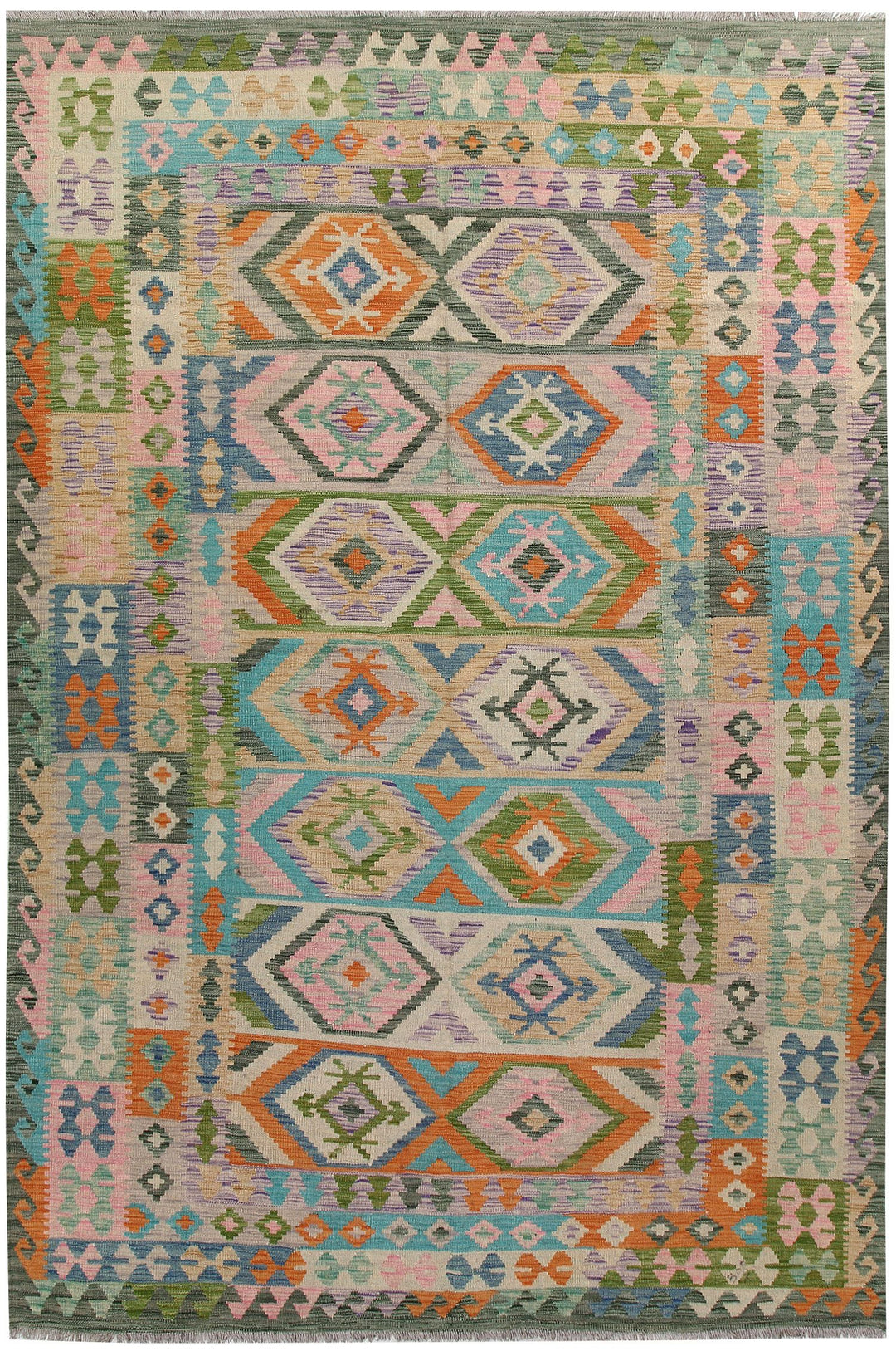 Kilim 6' 7 x 9' 10 - No. 58346 - ALRUG Rug Store