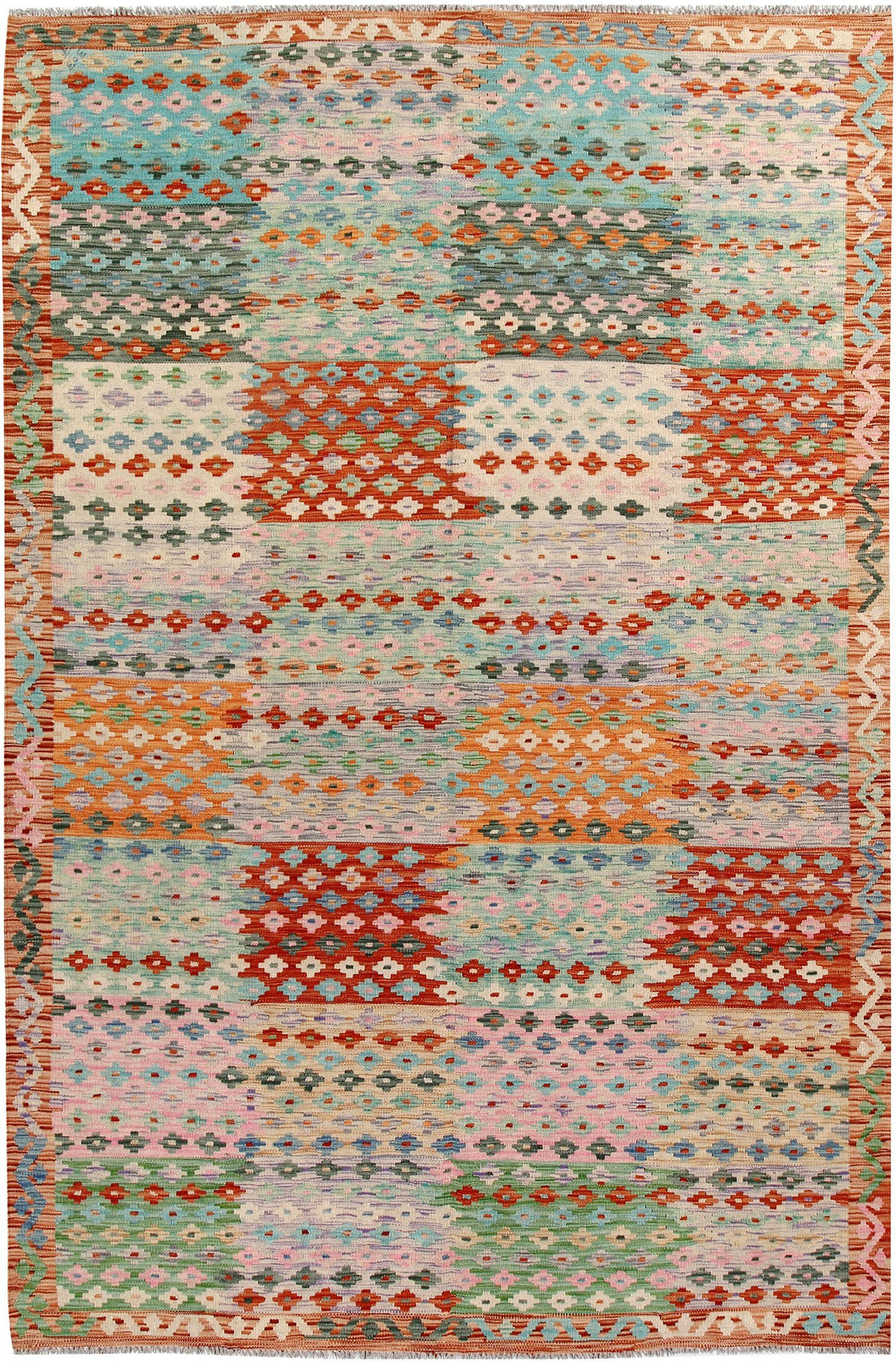 Kilim 6' 6 x 9' 10 - No. 58348 - ALRUG Rug Store