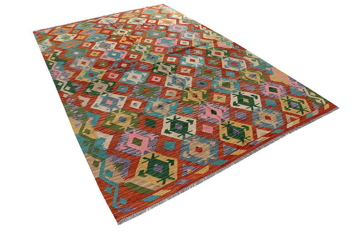 Kilim 6' 5 x 9' 9 - No. 58352 - ALRUG Rug Store