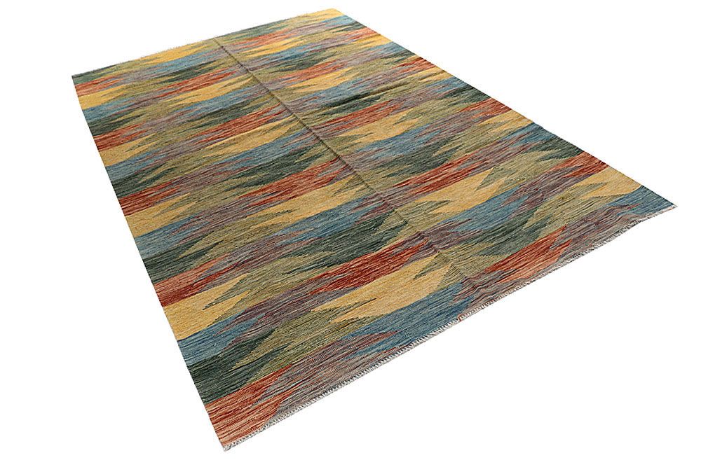 Kilim 6' 7 x 9' 6 - No. 58353 - ALRUG Rug Store