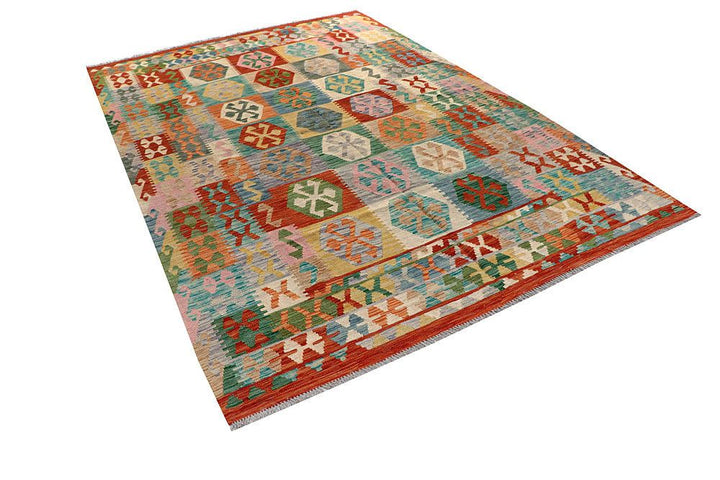 Kilim 6' 6 x 9' 7 - No. 58354 - ALRUG Rug Store